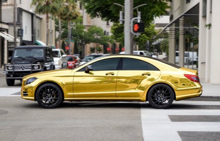 Gold CLS 63 AMG