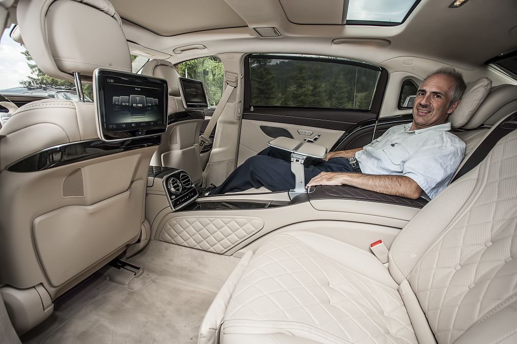 Executive seats and Chauffeur package are standard on Mercedes-Maybach