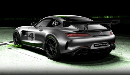 Mercedes-AMG GT4 race car