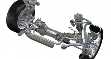 New 4-link front axle in C-Class: more comfort and more dynamics