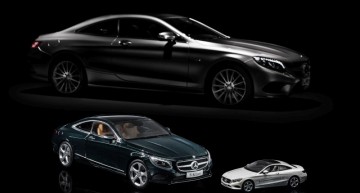 New S-Class Coupe in 1:43 from iScale and 1:18 from Norev