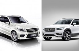 New Volvo XC90 vs Mercedes ML: first static evaluation