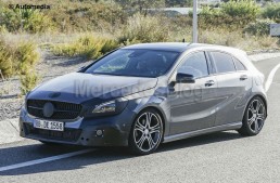 Exclusive: The First Pictures of the Mercedes A-Class Facelift