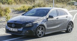 Exclusive: The First Pictures of the Mercedes A-Class Facelift