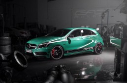 Green Menace. This is the Mercedes A 45 AMG by GAD Motors