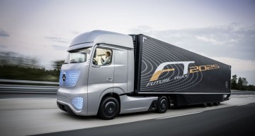 Mercedes-Benz Future 2025 Truck in the Present