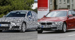 New Audi A4 and BMW 3 Series facelift: C-Class rivals