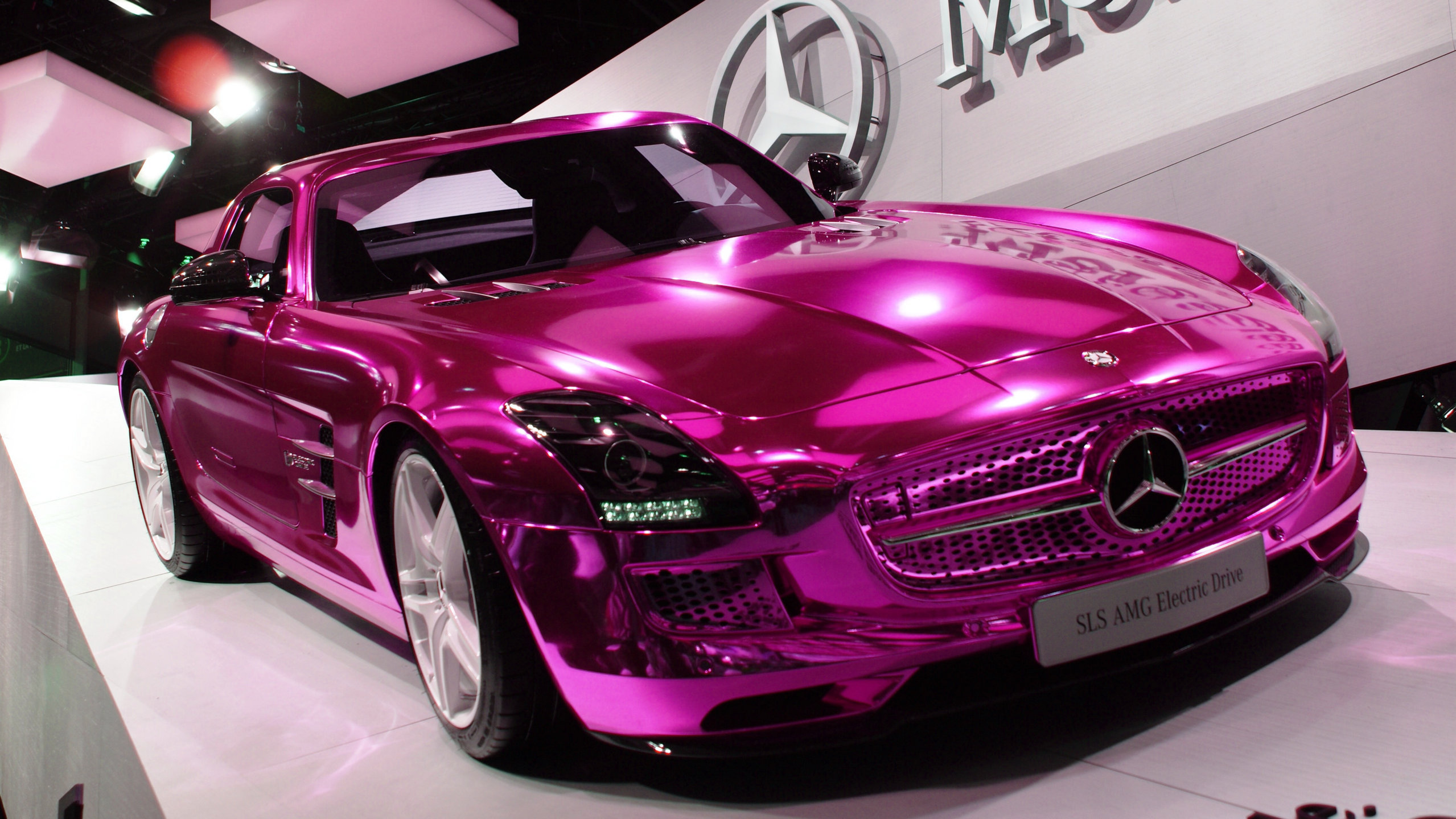 The Barbie Doll Drives A Pink Mercedes 