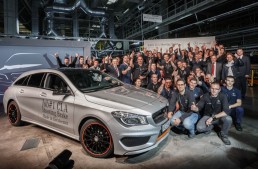 First Mercedes-Benz CLA Shooting Brake Rolls off the Production Line at Kecsemet