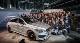 First Mercedes-Benz CLA Shooting Brake Rolls off the Production Line at Kecsemet