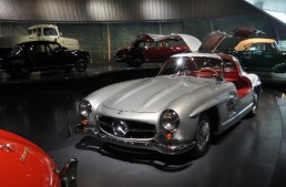 First car ever to feature an airbag at the Mercedes-Benz Museum