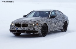 First winter spy-shots of the new 2016 BMW 5 Series