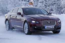 SPIED: Jaguar XJ facelift spotted during snow testing