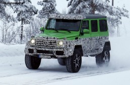 Spied: Mercedes G 63 AMG 4×4 is one mean green off-road machine