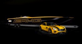 Cigarette Racing 50 Marauder GT S Concept inpired by the Mercedes-AMG GT S