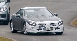 Fresh style for revised Mercedes-Benz SL – first spy pictures