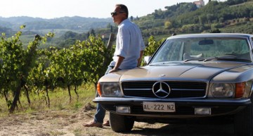 The winemaker and the historymaker: Mercedes-Benz SLC Pagoda