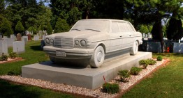 The Mercedes-Benz tombstone – Till death do they part