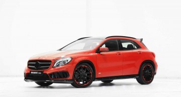 Mercedes GLA with AMG Sports Pack receives a gift from Brabus