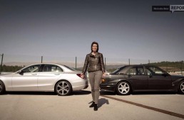 Two ladies, two cars: The 190 Evo II vs. the new C 350 e
