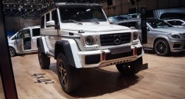 GENEVA LIVE: Mercedes-Benz G500 4×4², intimidation at its best