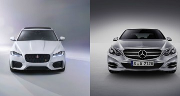 The new Jaguar XF puts pressure on the Mercedes E-Class