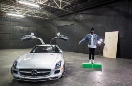 Kanye West’s protégé, Theophilus London, flies with the gullgwings of the SLS