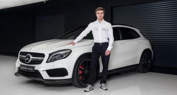 Watch a video of Lucas Auer, Mercedes-Benz DTM newcomer