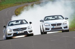 Open-air-Turbos TEST: Mercedes SL 63 AMG vs BMW M6 Cabrio