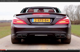The superb sound of the 5.5 biturbo AMG V8 from the SL 63 AMG (video)