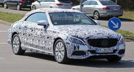 2017 C-Class Cabrio caught on video. See it in motion