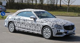 Mercedes C-Class Cabrio revealed – new spy pictures