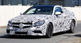 New Mercedes-AMG C 63 Coupe shows its face for the first time