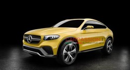 Mercedes-Benz GLC Coupe Concept leaked ahead of Shanghai