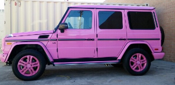 baby pink g wagon