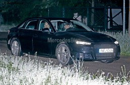 New Audi A4 spy pictures. C-Class rival virtually undisguised