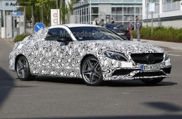 Mercedes-AMG C 63 Coupe striptease continues – spy pictures