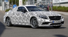 Mercedes-AMG C 63 Coupe striptease continues – spy pictures