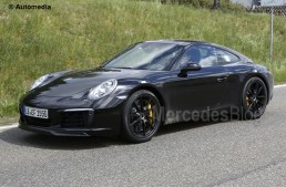 Mercedes-AMG GT rival Porsche 911 facelift undisguised