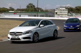 The war of the hot hatch: VW Golf 7R vs Mercedes A 45 AMG