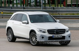 Fresh (almost) unmasked photos of the new Mercedes-Benz GLC