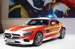 Mercedes-AMG GT S Fire Department Edition. Not quite a fire truck!