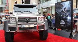 The Jurassic World Premiere – The Mercedes cars look so dino-mite!