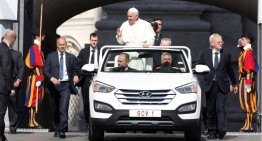 The Pope trades his Mercedes Popemobile for a Hyundai