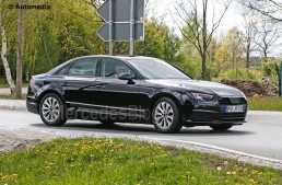 Audi A4 spied virtually undisguised. C-Class doesn’t even sweat