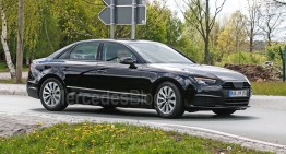 Audi A4 spied virtually undisguised. C-Class doesn’t even sweat