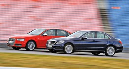 Mercedes-Benz C 400 4MATIC takes on the Audi S4