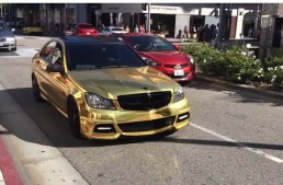 Some keep gold in their garage: the Mercedes C63 AMG