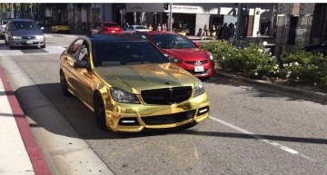 Some keep gold in their garage: the Mercedes C63 AMG