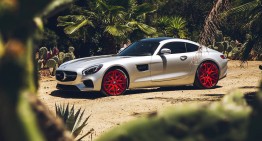 Mercedes-AMG GT S with candy red Forgiato wheels